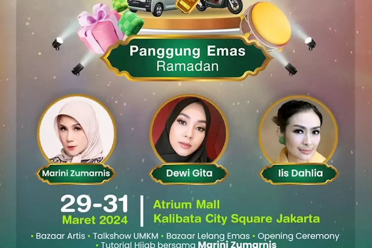 Panggung Emas Ramadan Pegadaian Kanwil IX Jakarta 2 Bertabur Hadiah, Catat Lokasi dan Tanggalnya