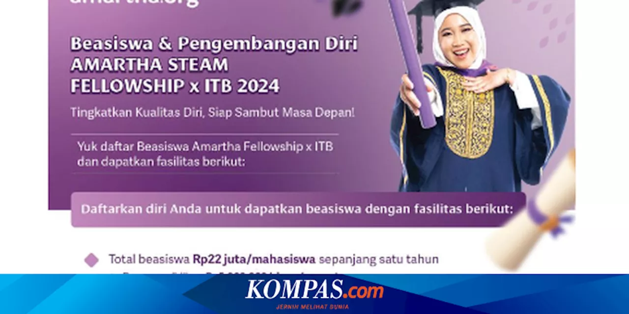 Beasiswa Rp 22 Juta buat Mahasiswa UI, UGM, ITB, IPB, dan UB