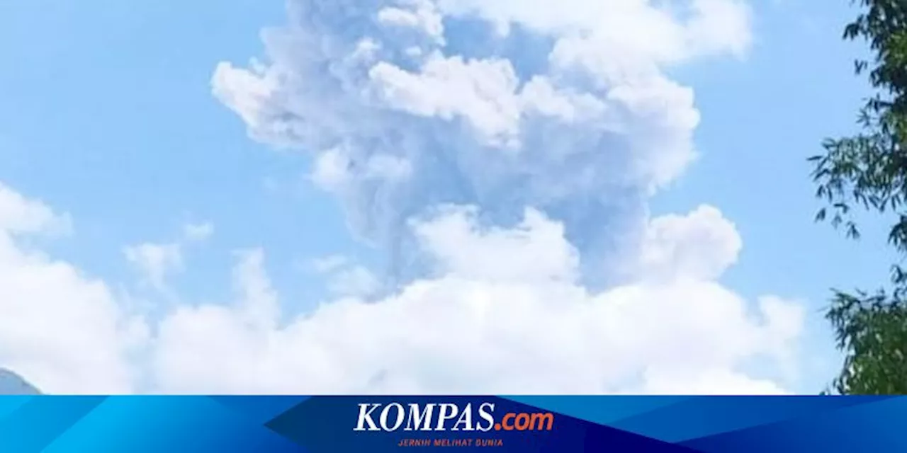 Gunung Marapi Erupsi Lagi, Waspada Lontaran Batu Pijar di Radius 4,5 Kilometer