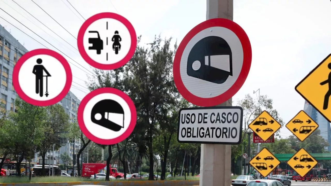 Conoce las 5 nuevas señales de tránsito en la CDMX