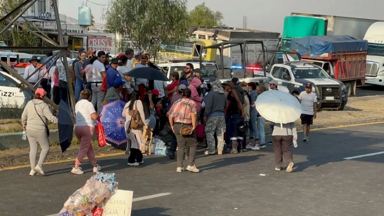 Crisis de agua: Vecinos de Ecatepec reabren circulación tras 7 horas de bloqueo