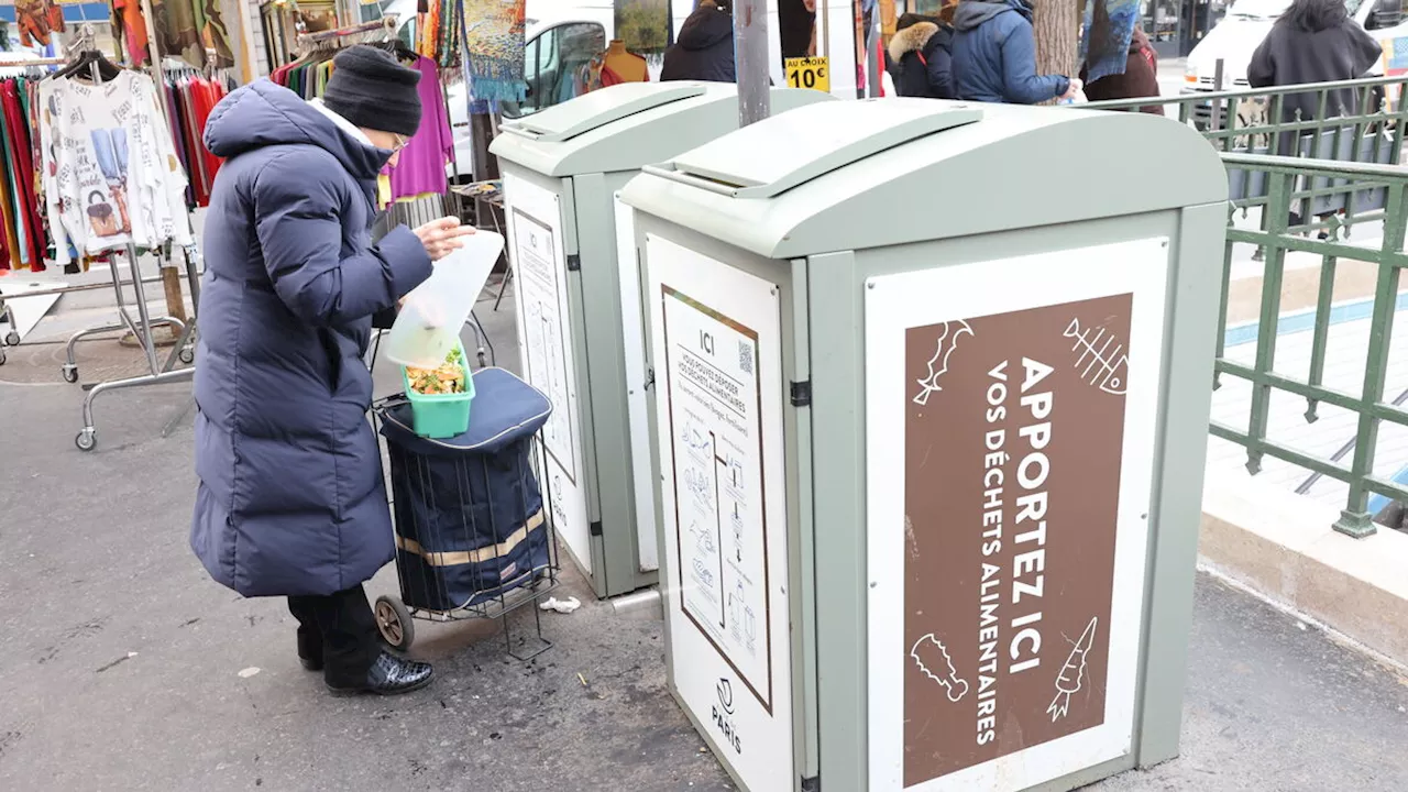 Déchets alimentaires : Paris cherche encore la bonne stratégie pour inciter les habitants à trier