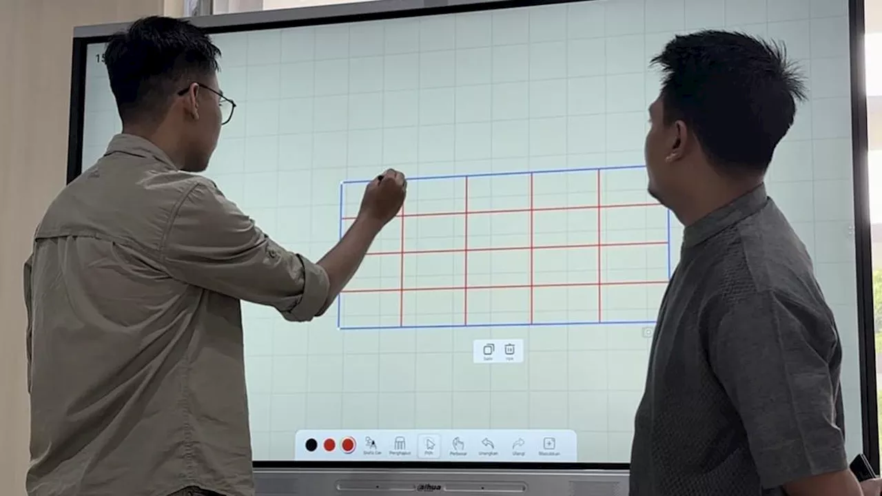 Dapatkan Dukungan Pendidikan, FEB UGM Terima Interactive Board