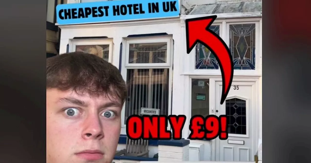 TikToker stays in £9 a night Blackpool hotel - and gives it five stars