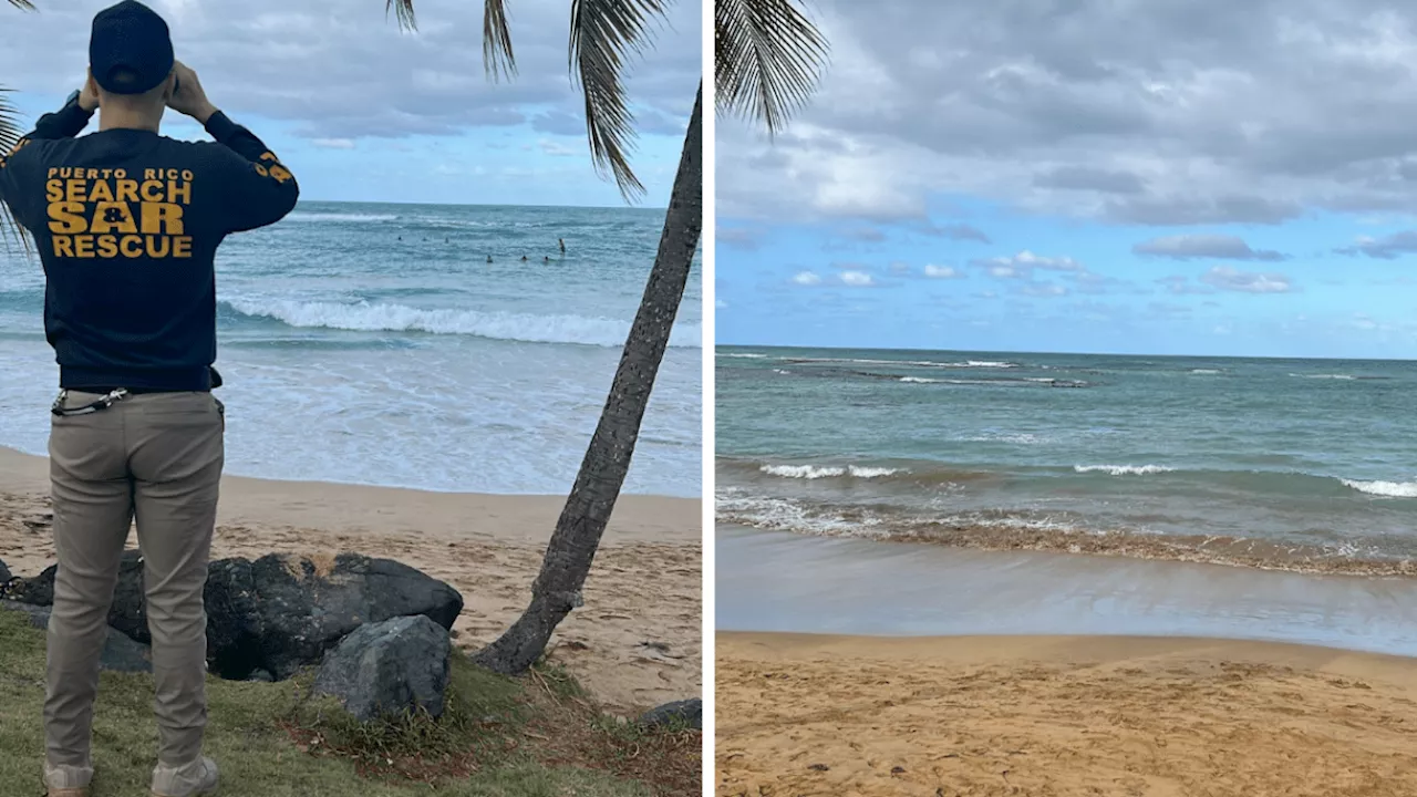 Search ongoing for US Marine swept off Puerto Rico beach