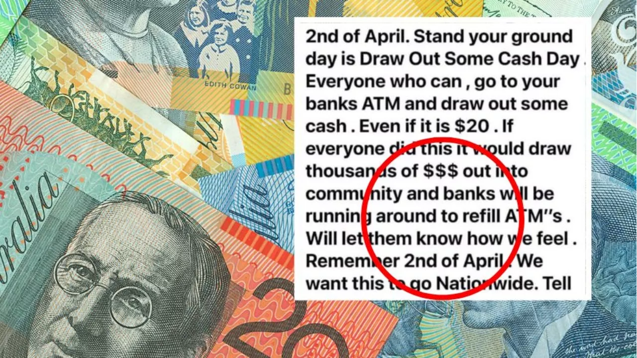 Aussie’s plan to drain ATMs in cash protest