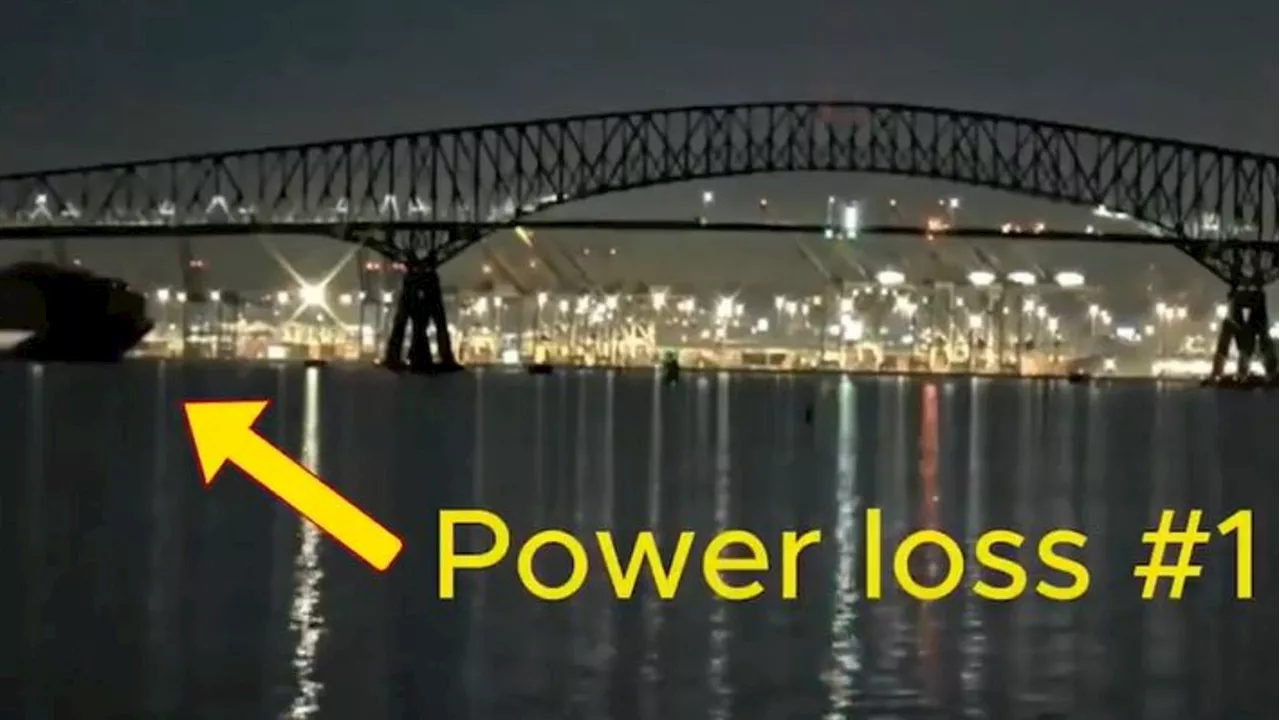 Haunting new video of bridge collapse