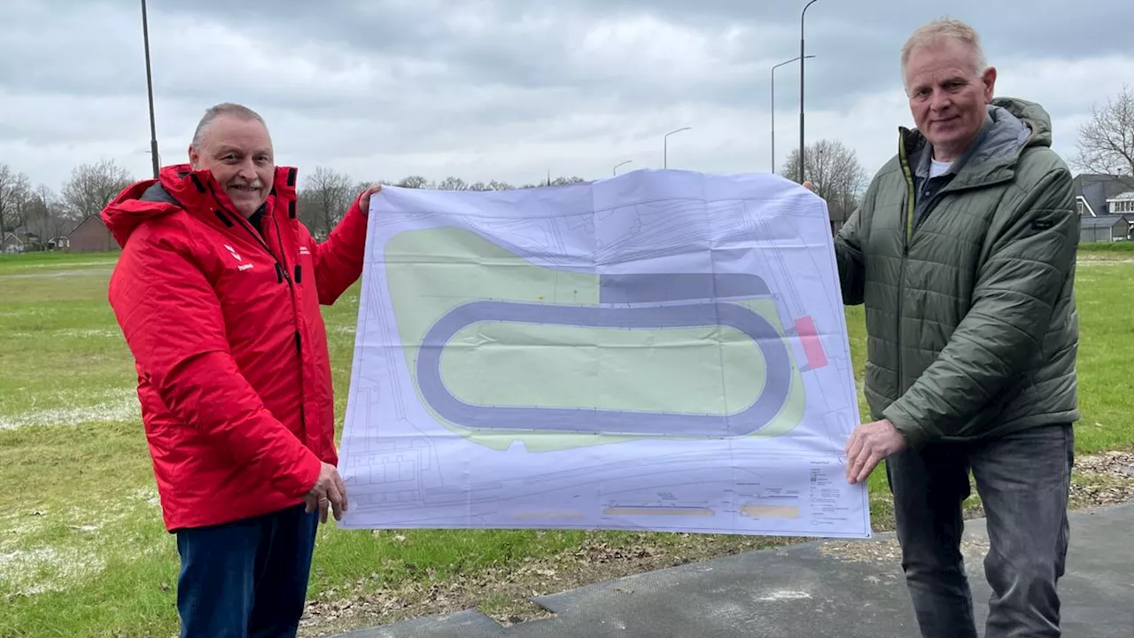 Schaatsdroom Gieten op schema, verharde ijsbaan komt dichterbij