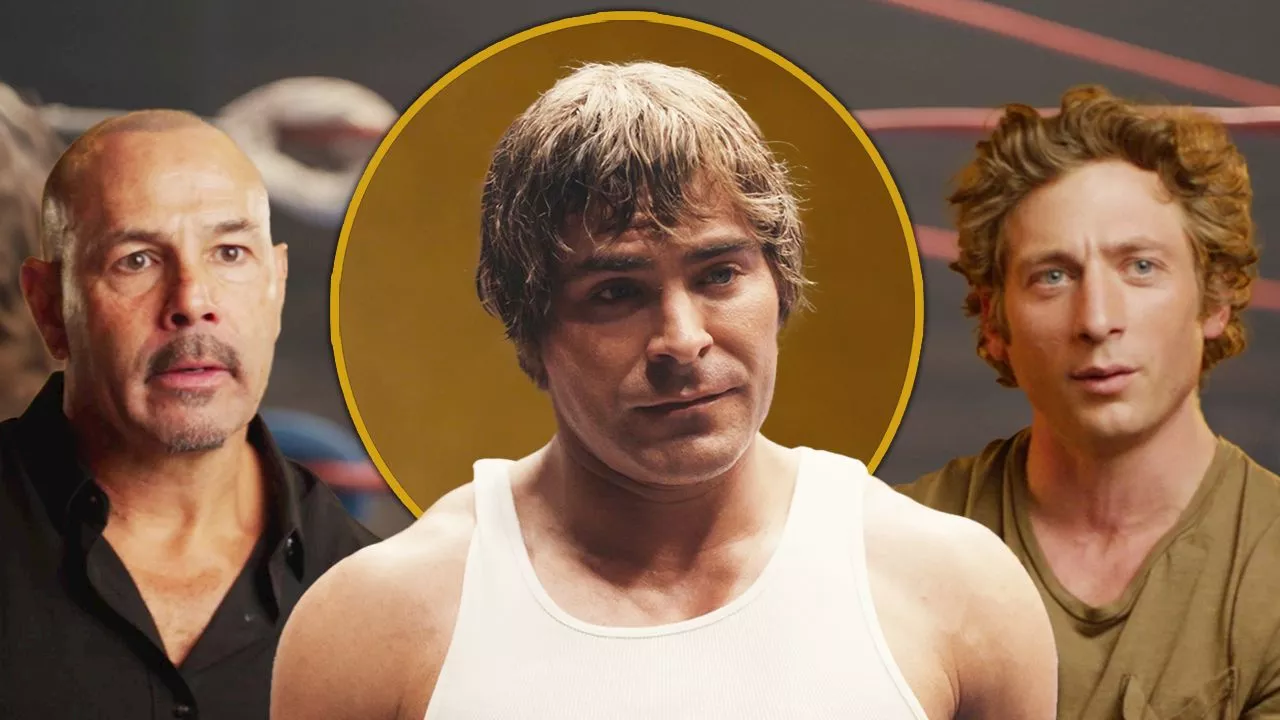 Zac Efron & Jeremy Allen White Learn To Wrestle In The Iron Claw Behind-The-Scenes Clip