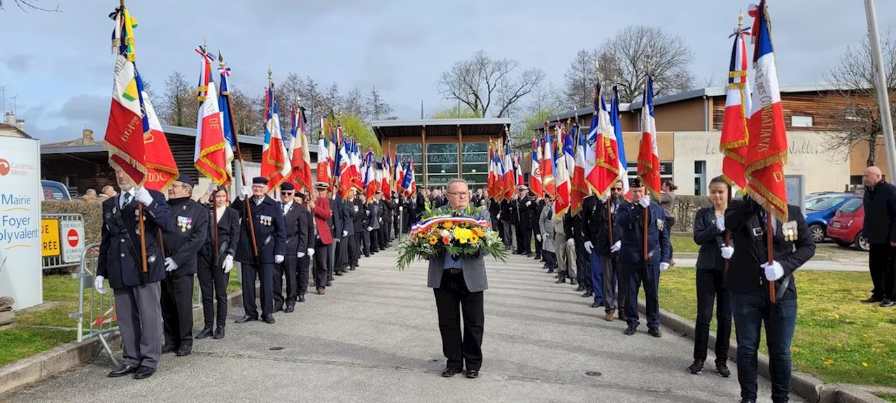 Les anciens combattants de Gironde réunis en congrès au Moulin des Jalles de Castelnau-de-Médoc