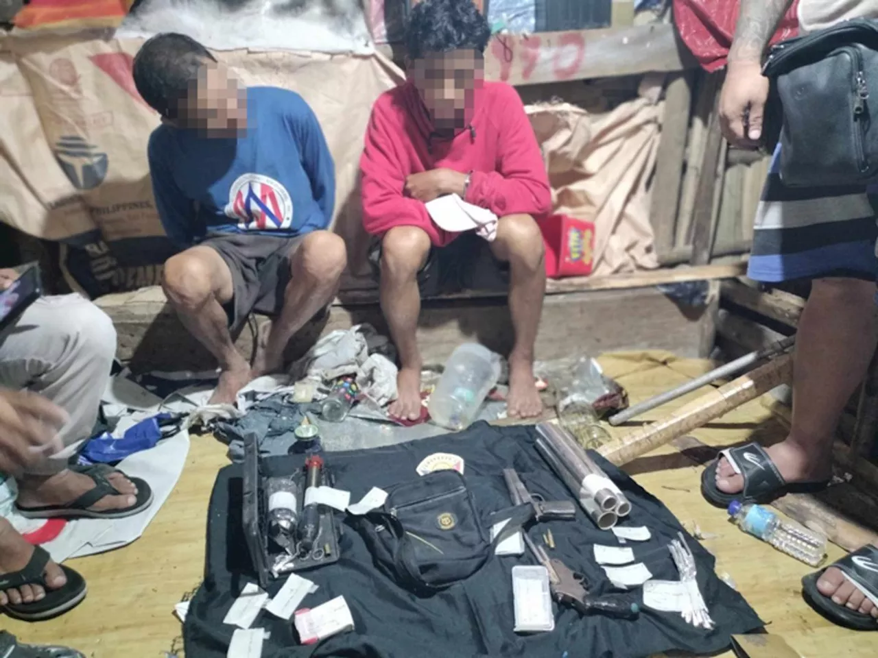 2 arrested; guns, explosive, drugs seized