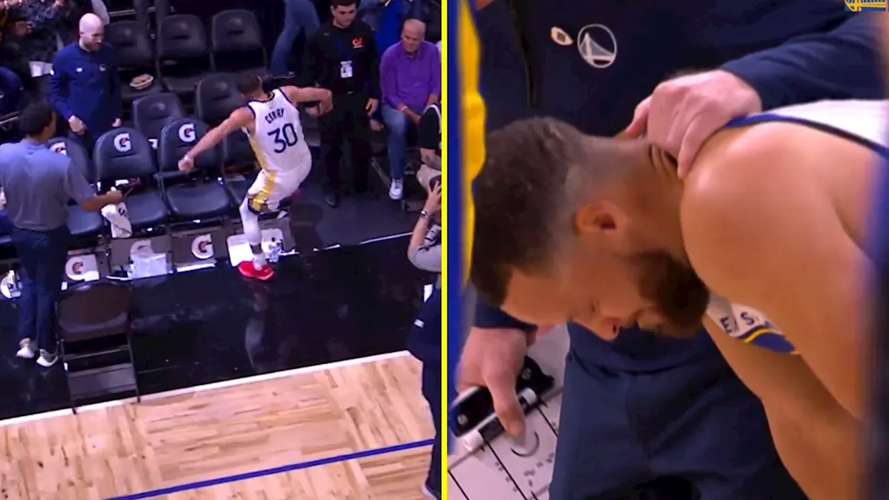 Steph Curry gives honest view of Draymond Green after footage caught him visibly distraught and kicking...