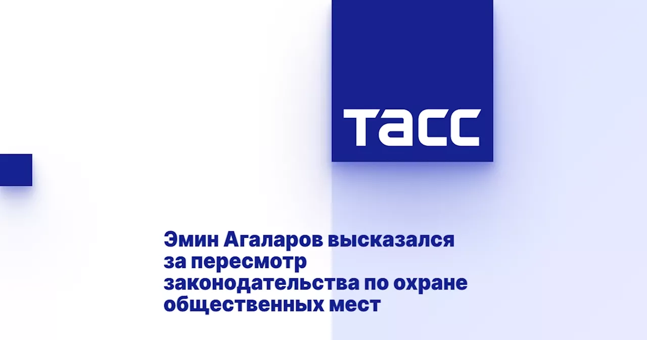 Эмин Агаларов высказался за пересмотр законодательства по охране общественных мест