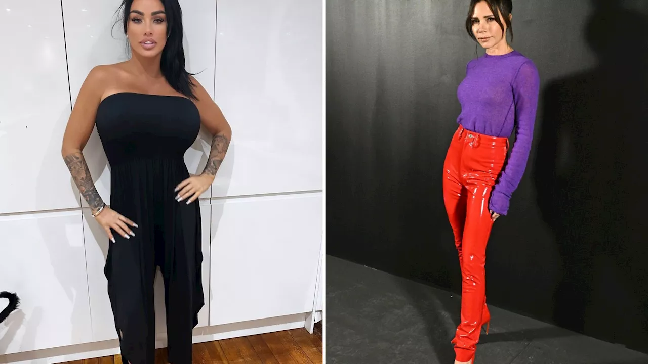 Katie Price reignites bitter feud with Victoria Beckham as she brings up ugly clash in Manchester United...