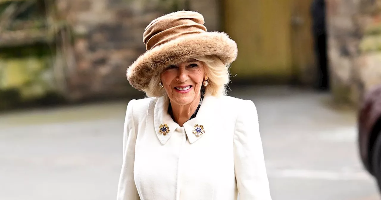 Queen Camilla Attends Easter Service Without king charles