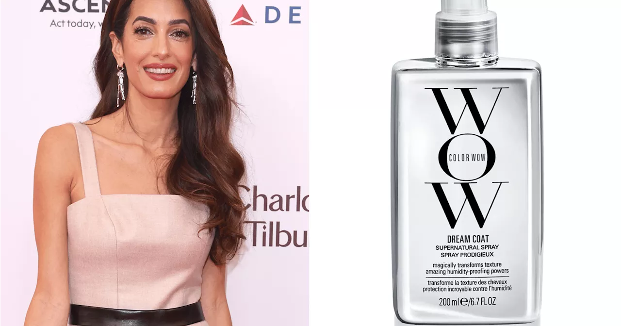 This Amal Clooney-Approved Spray Is Your Go-To for Glossy Hair