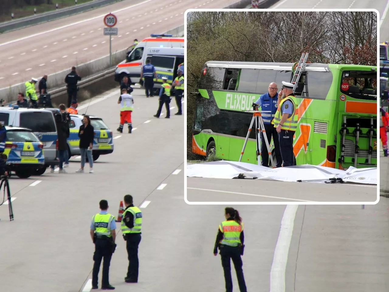 Nach schwerem Busunfall: Drei der vier Todesopfer identifiziert