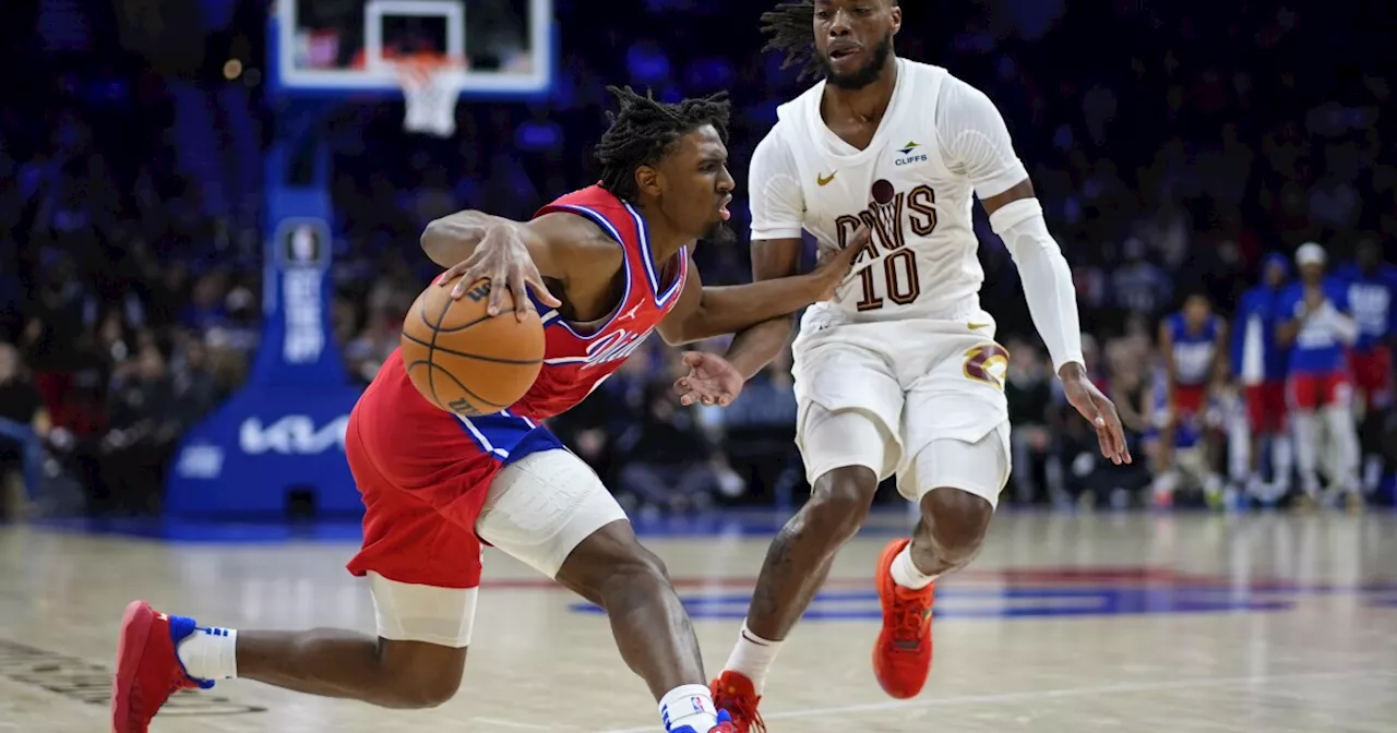 Maxey and the 76ers visit conference foe Cleveland