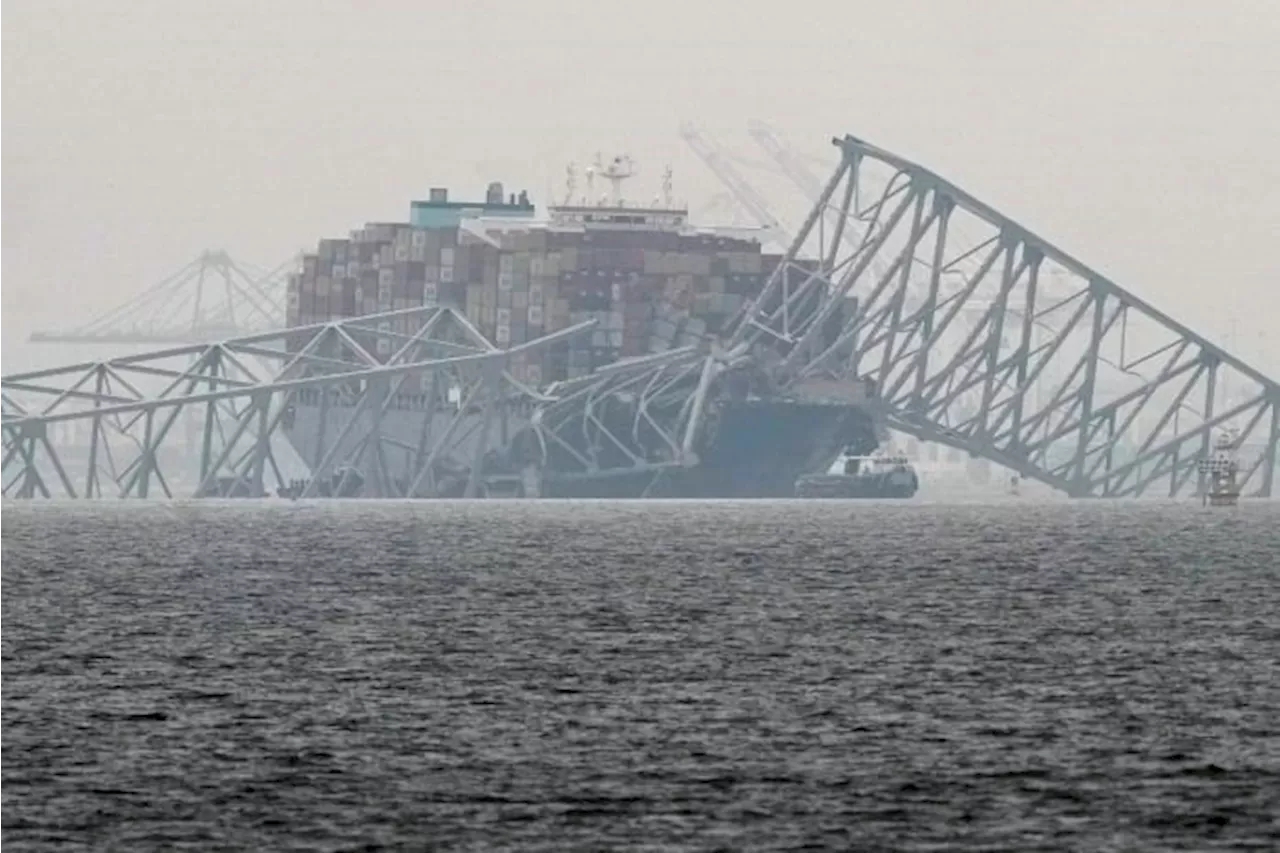 Barges are bringing cranes to Baltimore to help remove bridge wreckage and open shipping route