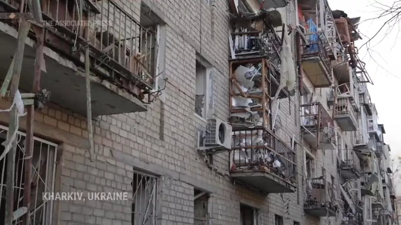 Russian airstrikes hit residential buildings in Kharkiv, Ukraine killing one and wounding 16 others.