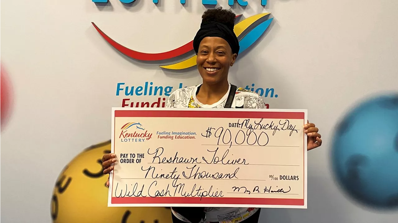 Kentucky woman quits job after winning $90K in lottery