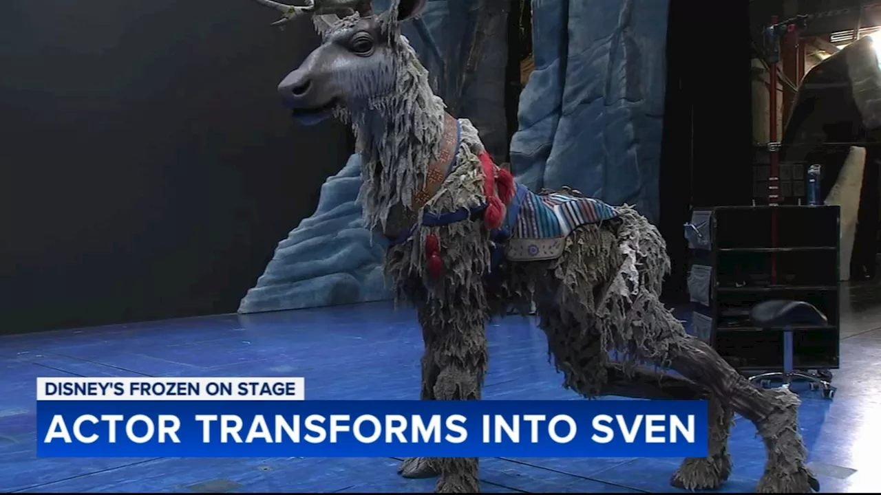 How Disney's 'Frozen' actor Dan Plehal transforms into reindeer Sven on stage