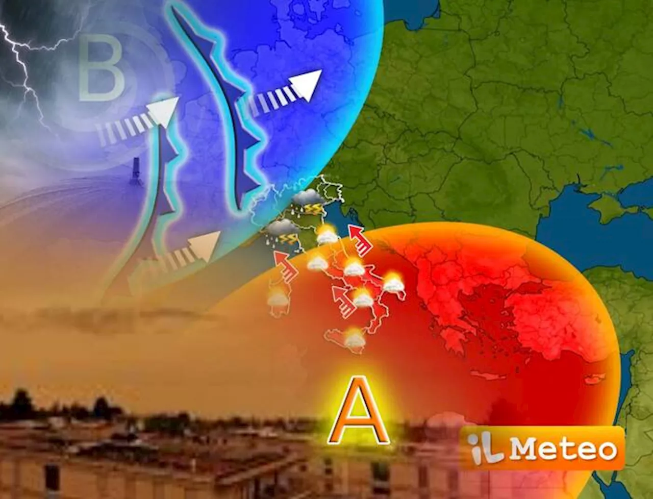 Caldo al Sud a neve 'rossa' al Nord, Pasqua in balia dello Scirocco