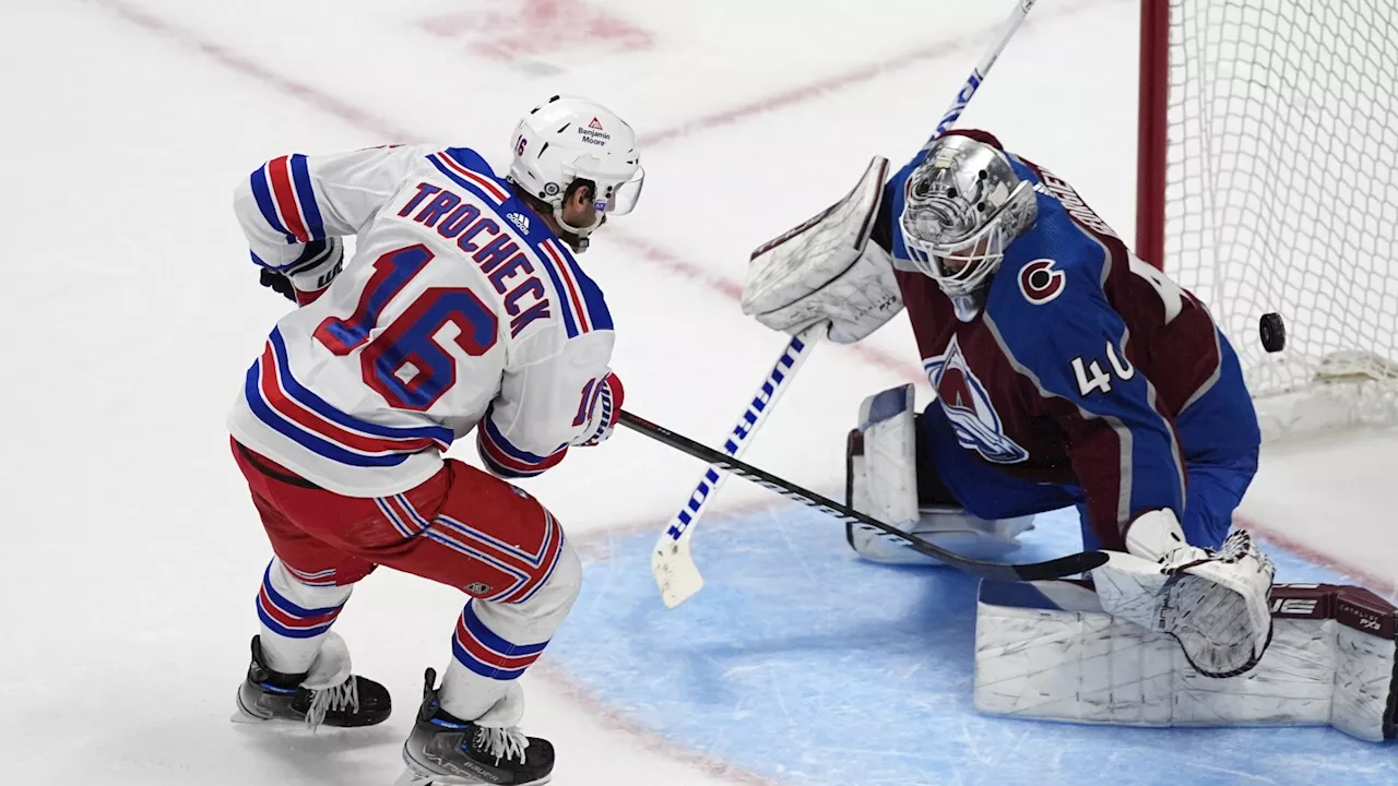 Panarin and Trocheck score shootout goals to lift NHL-leading Rangers past Avalanche 3-2