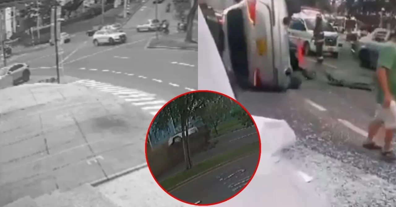 Video muestra el grave accidente de tránsito en Armenia este Viernes Santo: motociclista murió