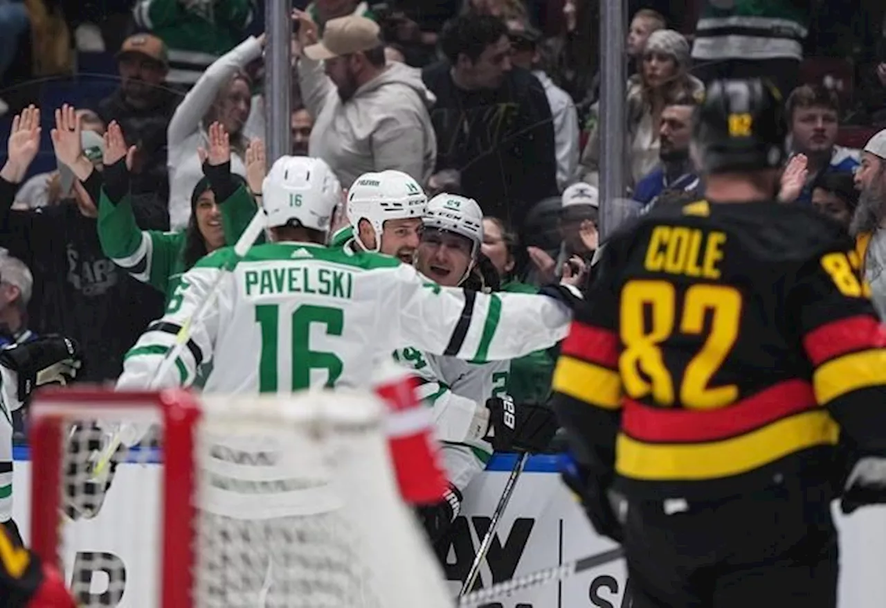 Dallas Stars clinch playoff spot with 3-1 win over Vancouver Canucks