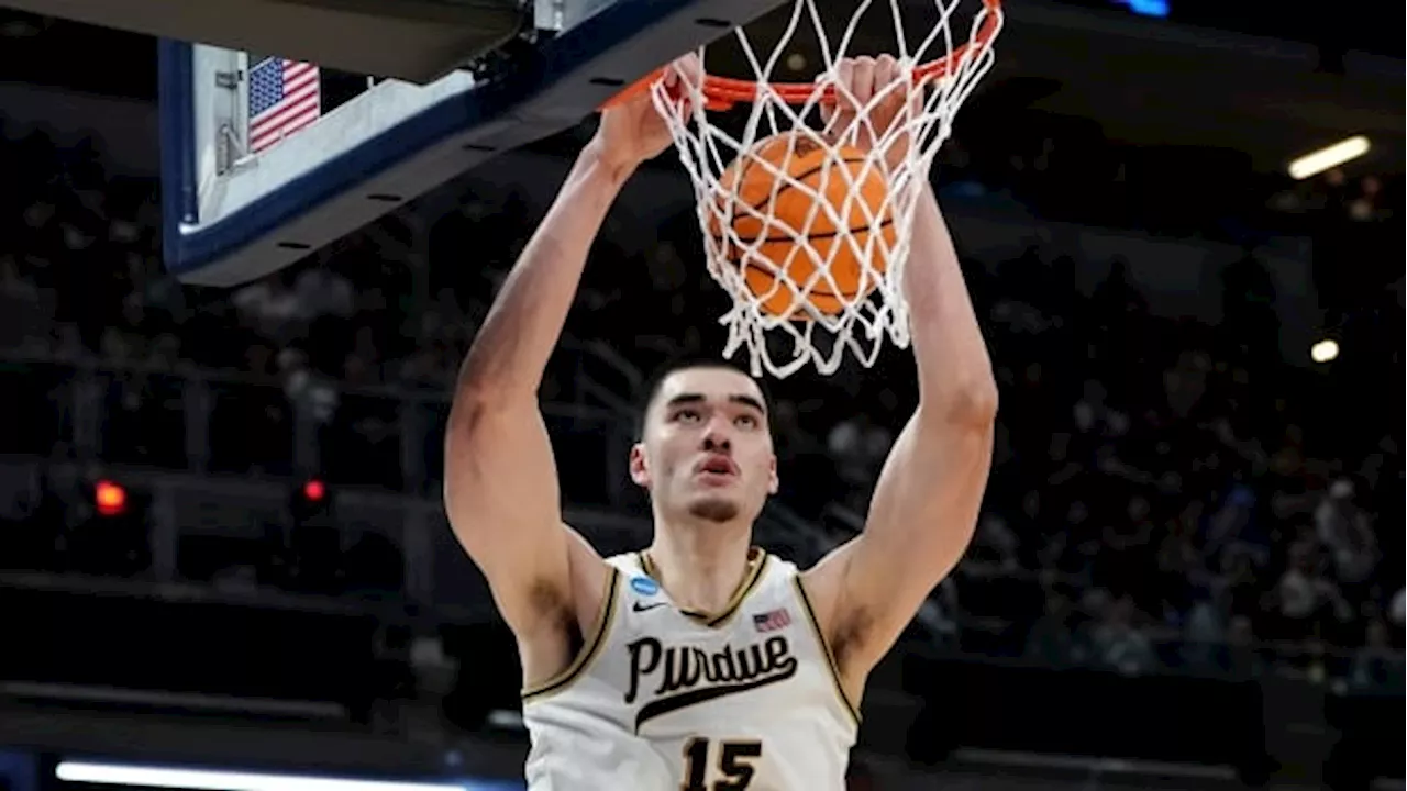 Toronto's Zach Edey looks to lead Purdue to Elite Eight Friday