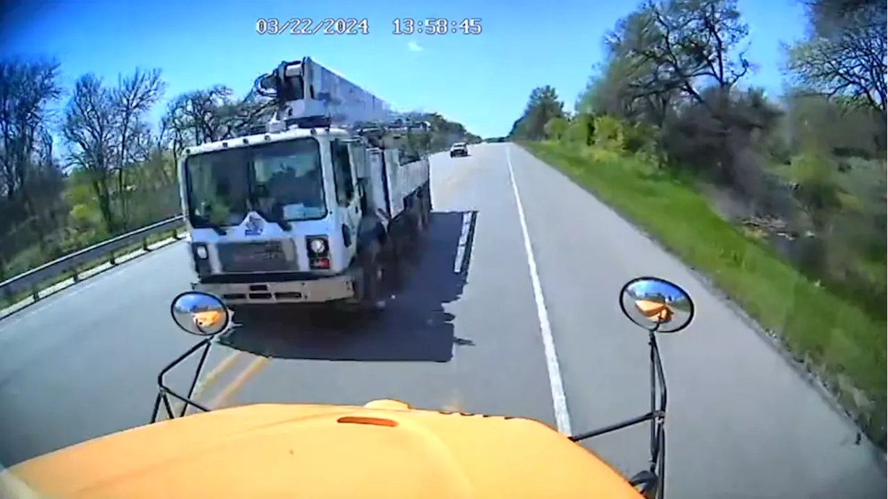 Hays CISD releases dashcam video of fatal school bus crash