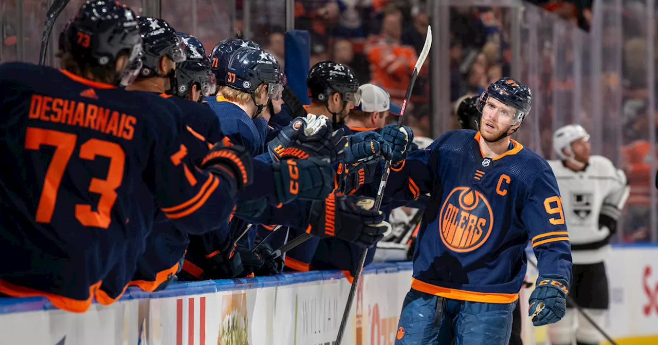 Connor McDavid has goal and 2 assists in Oilers' 4-1 victory over Kings