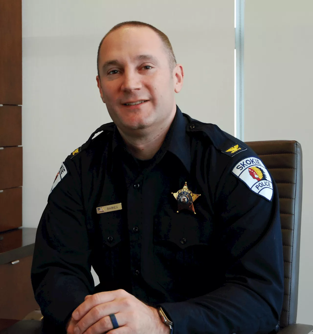 Three months into the job, Skokie Police Chief Barnes focuses on communicating with public, recruiting officers