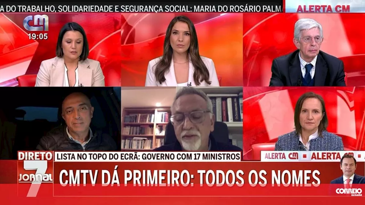 CMTV líder no dia em que foi conhecido o novo Governo