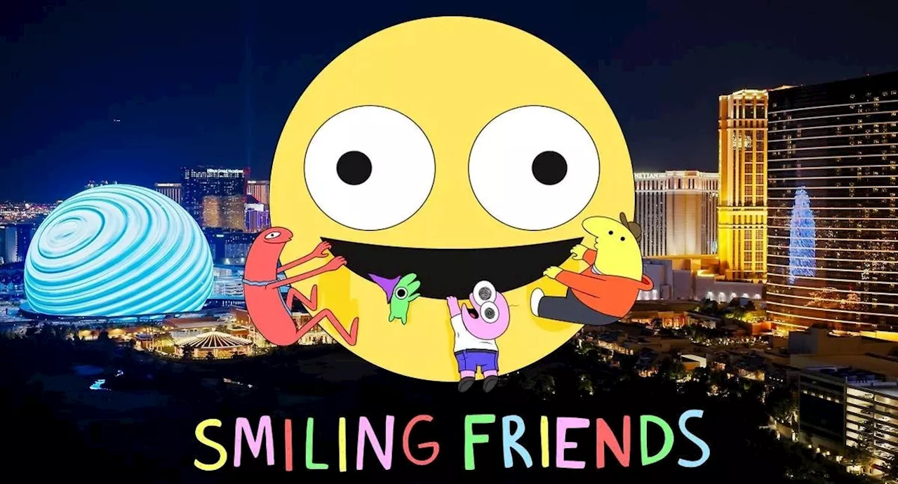 Adult Swim's Smiling Friends Takes Over The Las Vegas Sphere