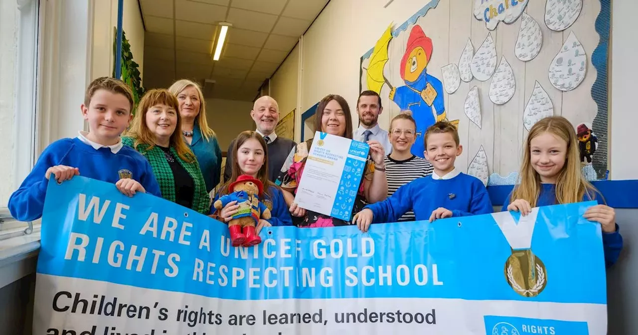 Kilmarnock primary school earns prestigious gold award from UNICEF