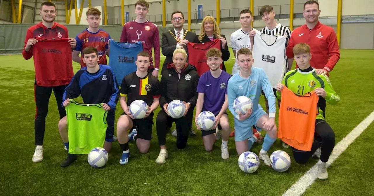 Lanarkshire young sport stars raise awareness about suicide prevention