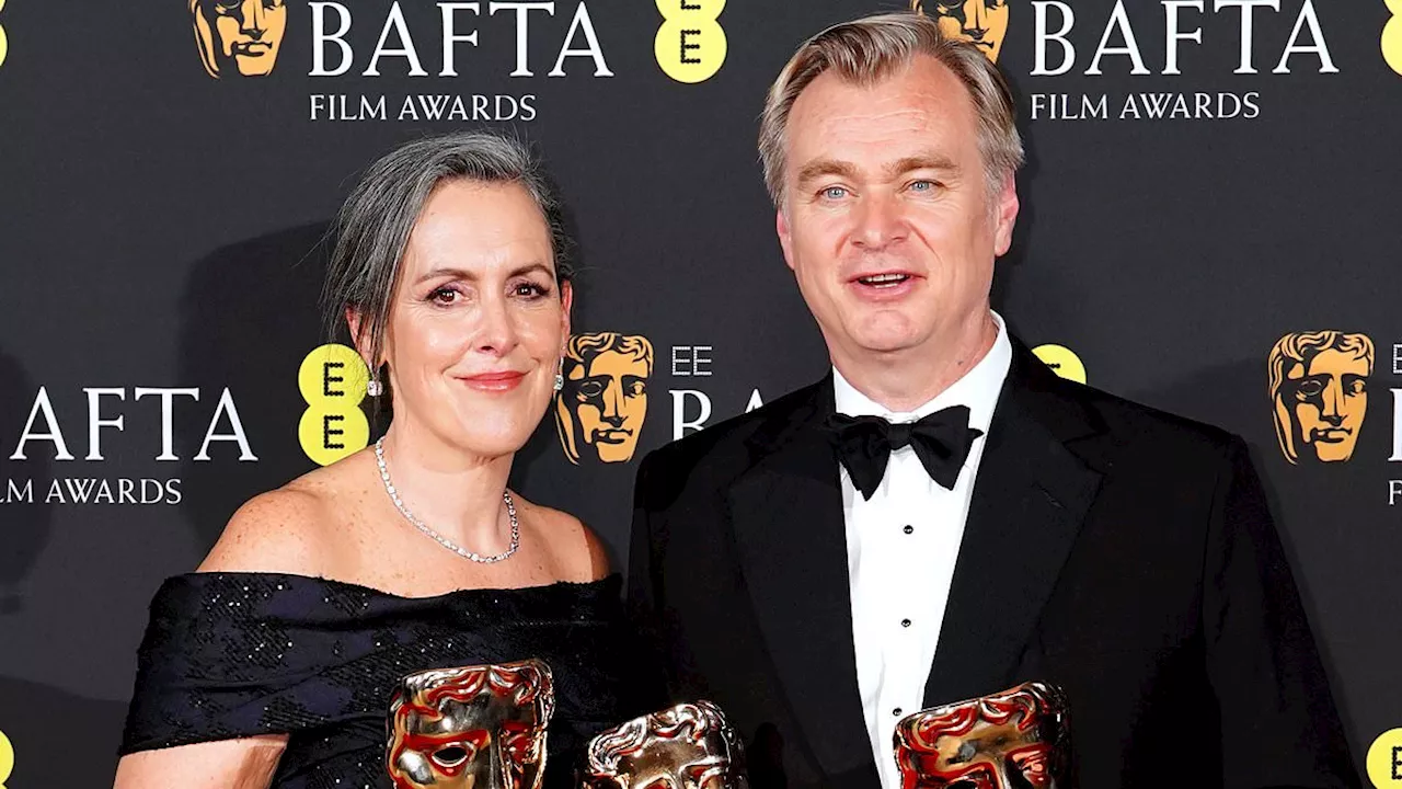 Oppenheimer director Christopher Nolan and his film producer wife Emma to receive a knighthood and...