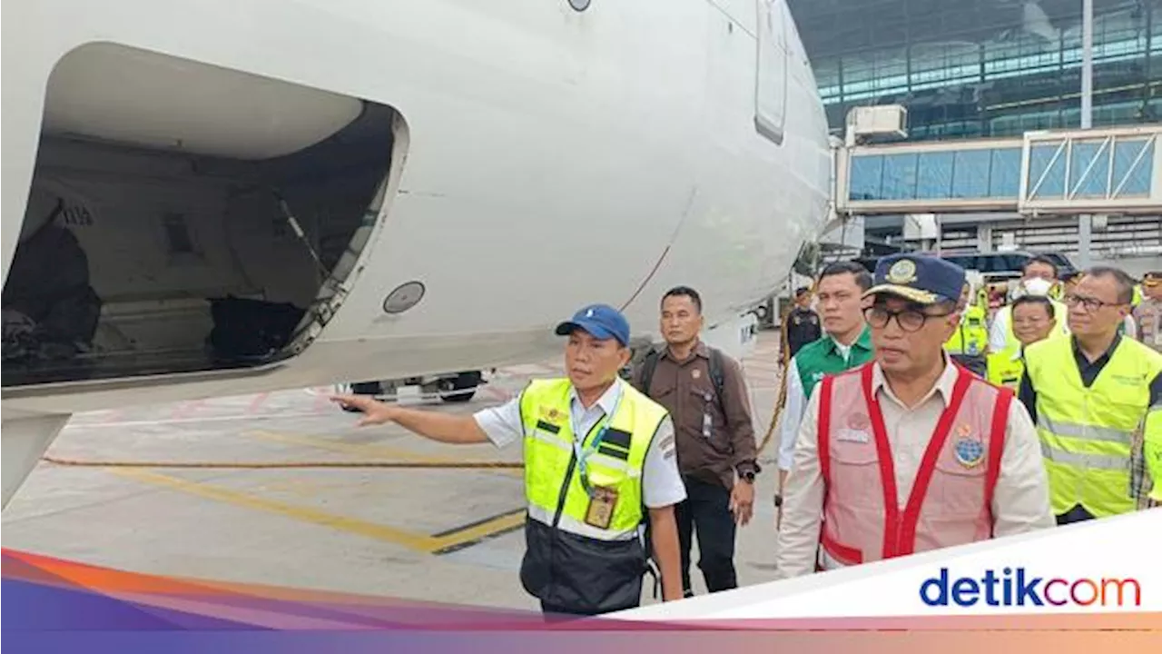 Dua Pekan Jelang Lebaran, Menhub Cek Kesiapan Pesawat di Bandara Soetta