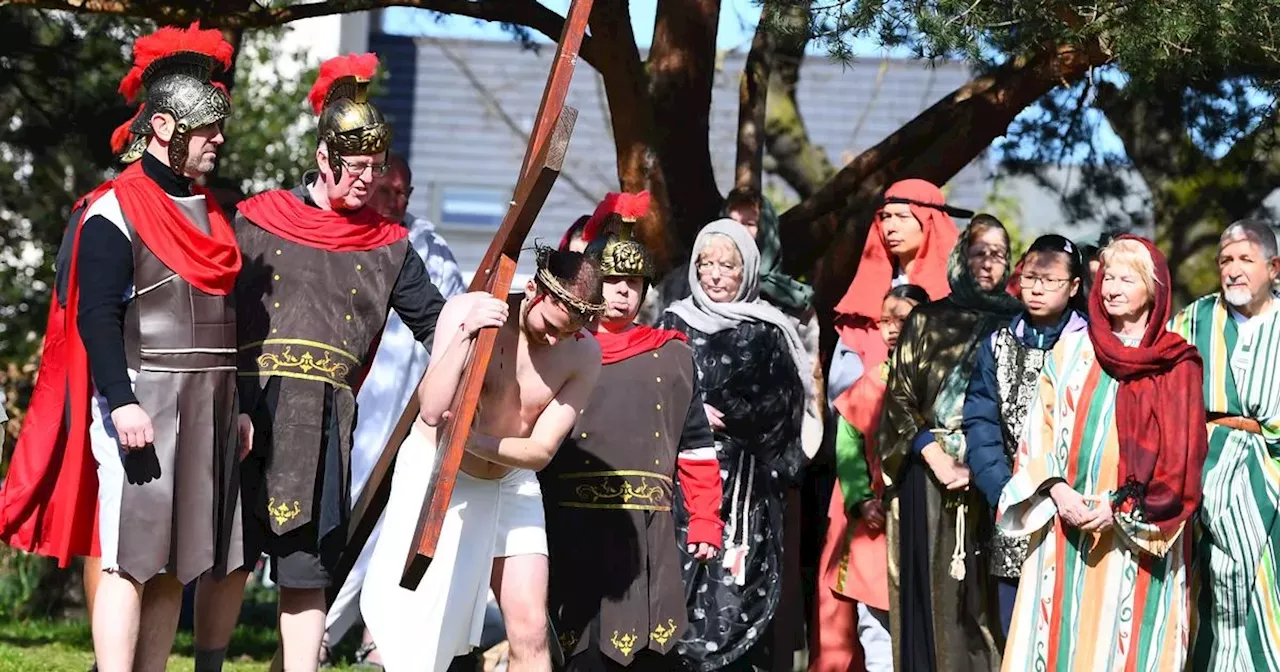 Crowds gather for annual Good Friday tradition through streets