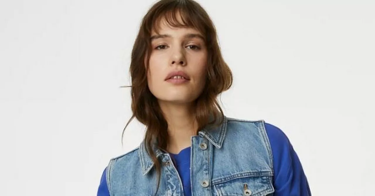 Marks & Spencer's sell-out 90s style denim gilet is finally back