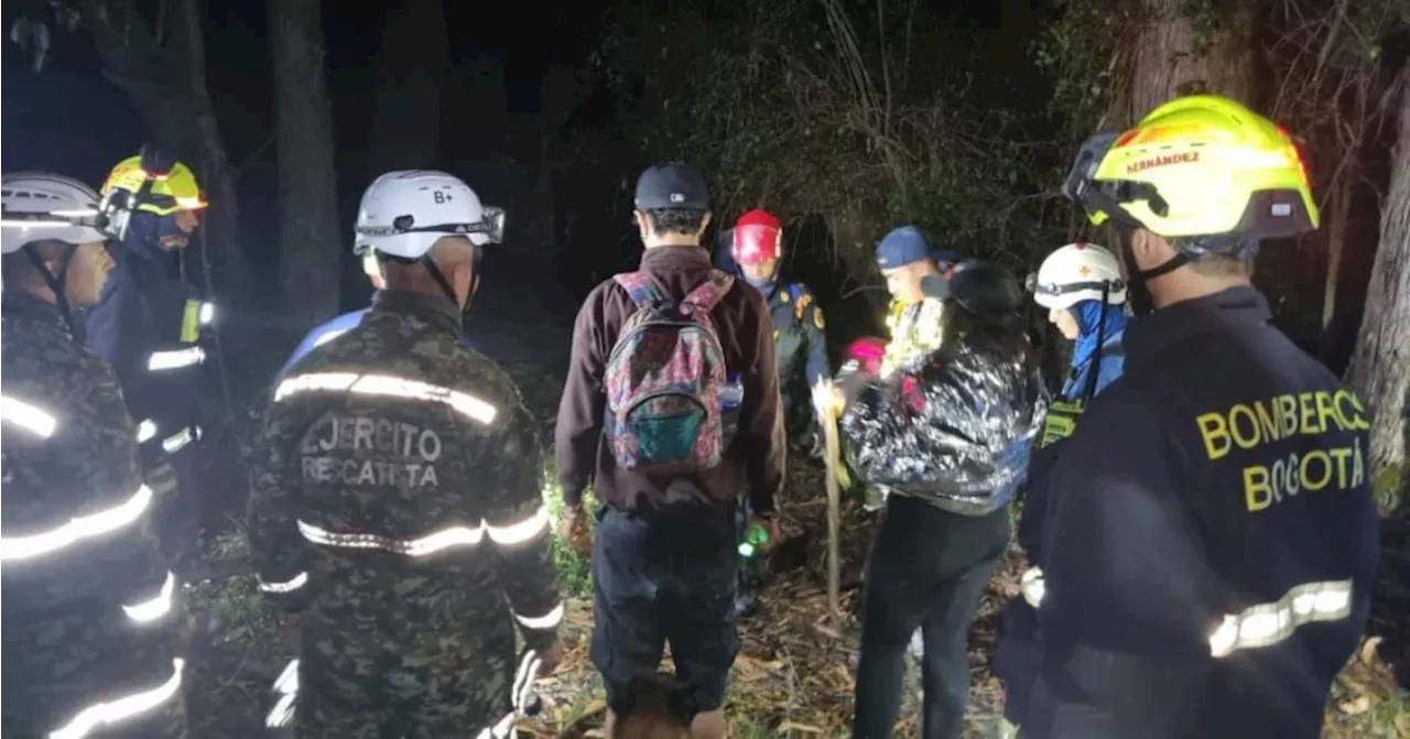 Bogotá: así fue el rescate de tres personas perdidas en Monserrate