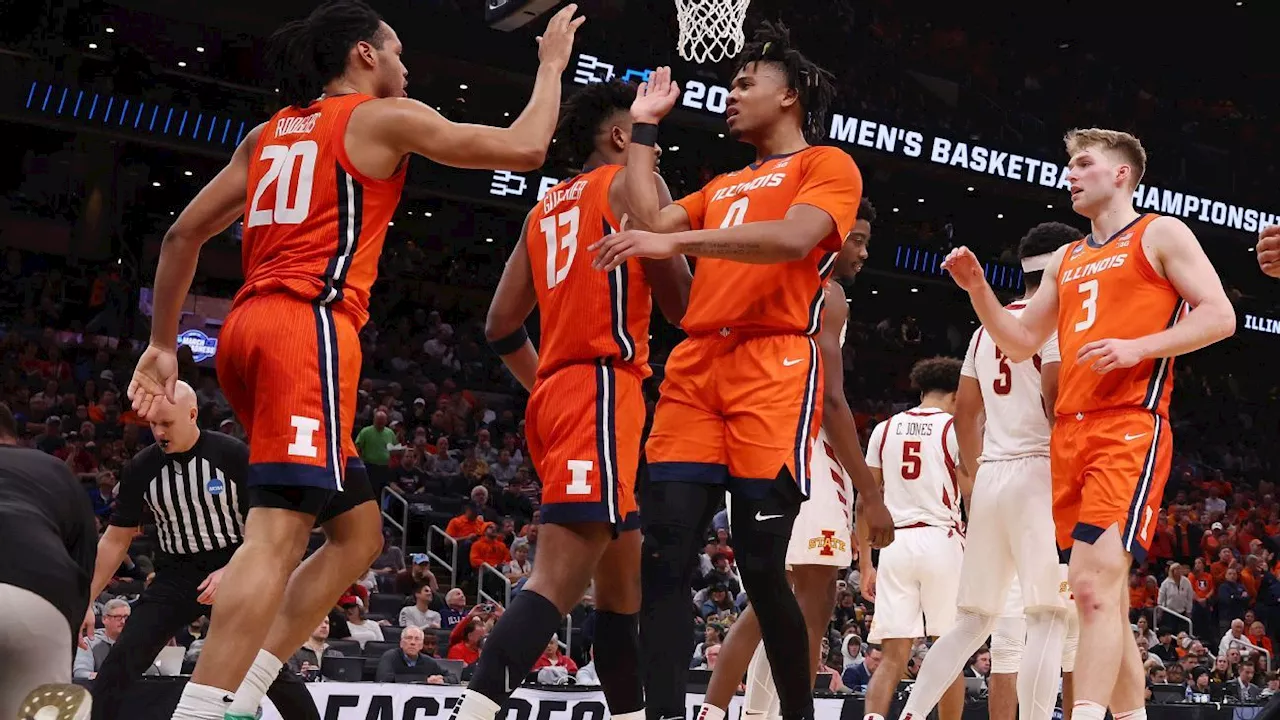 Illinois gets past Iowa State, advances to Elite Eight in NCAA tournament