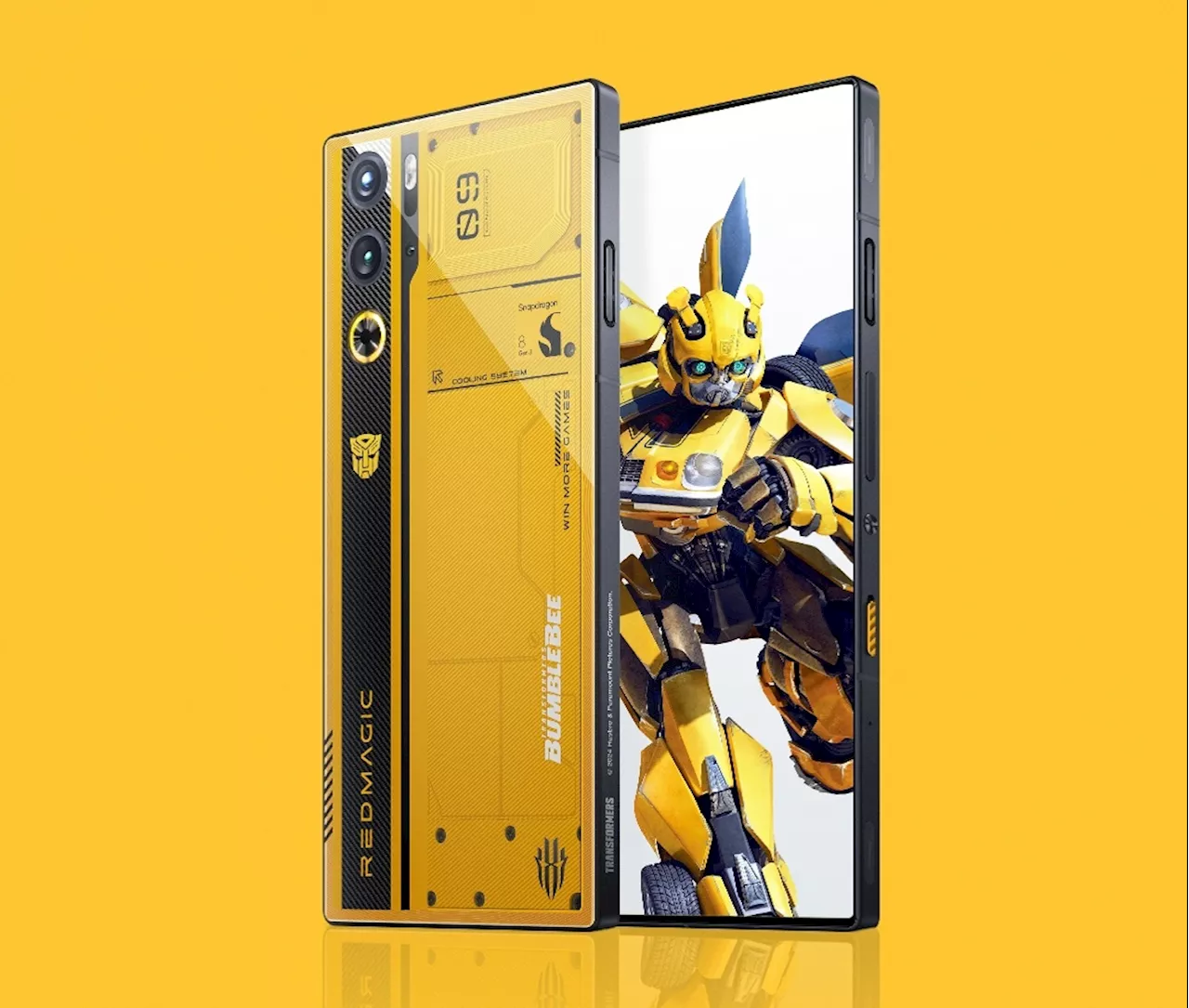 Red Magic 9 Pro+ Bumblebee Transformers Edition launched with themed accessories & software