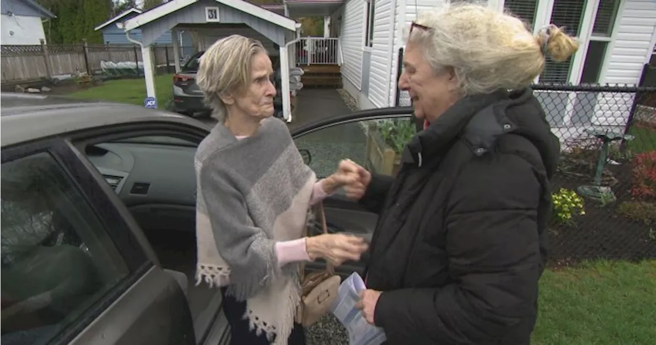 ‘Glad to help’: B.C. couple gift vulnerable senior a car after seeing her story