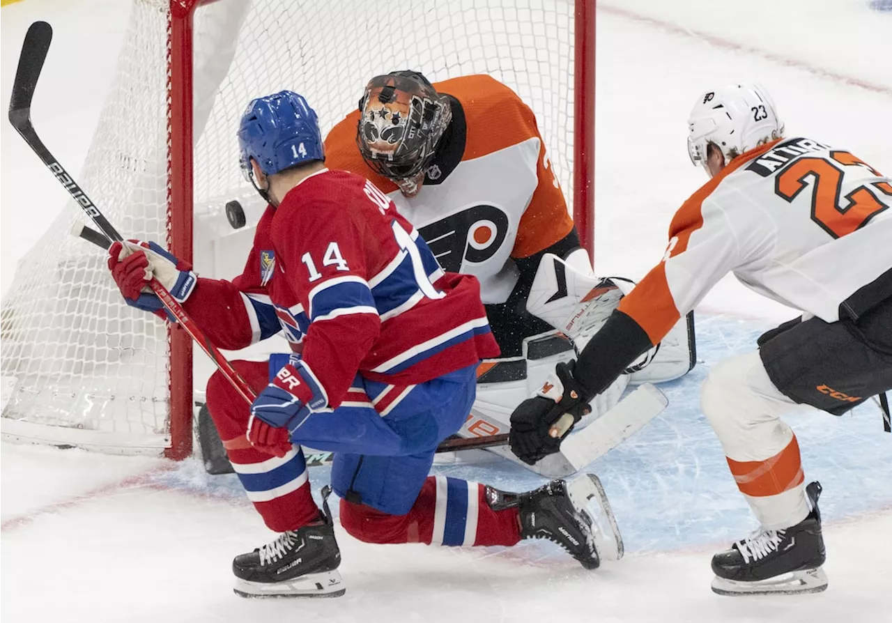 Suzuki, Primeau lead Canadiens to 4-1 win over Flyers