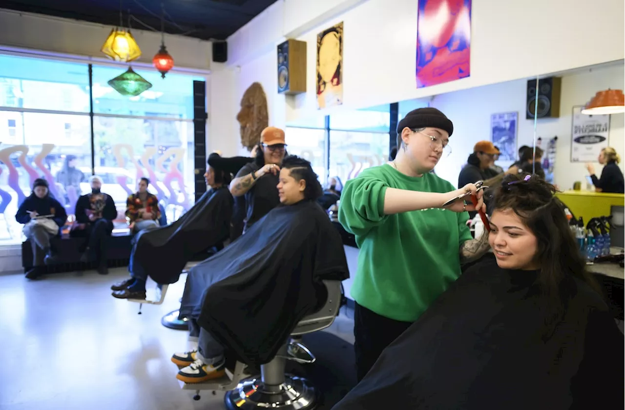 Pitching in: Offering discount haircuts to people in need