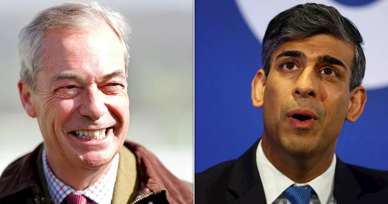 Rishi Sunak Urged To Rule Out 'Dangerous And Desperate Deal' With Nigel Farage