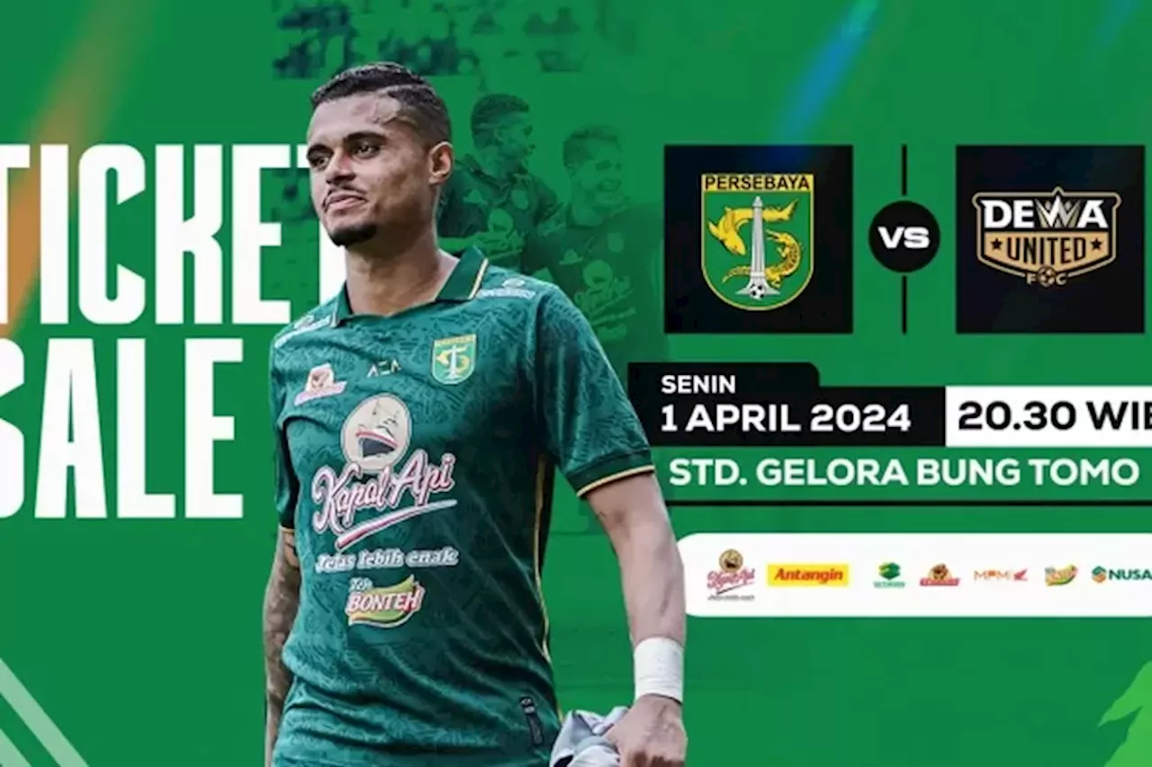 Link Pembelian Tiket Persebaya Surabaya vs Dewa United, Rayakan Kemenangan Derbi Jatim di Stadion GBT